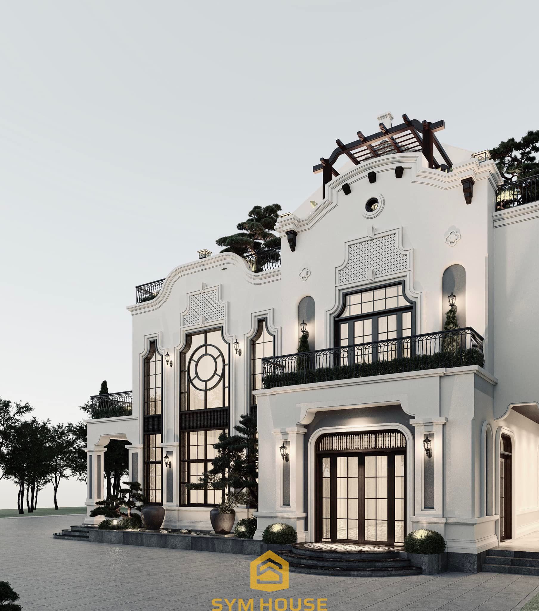 Quang Minh' House – Biệt thự mang phong cách Indochine tại Hà Nam 16 13