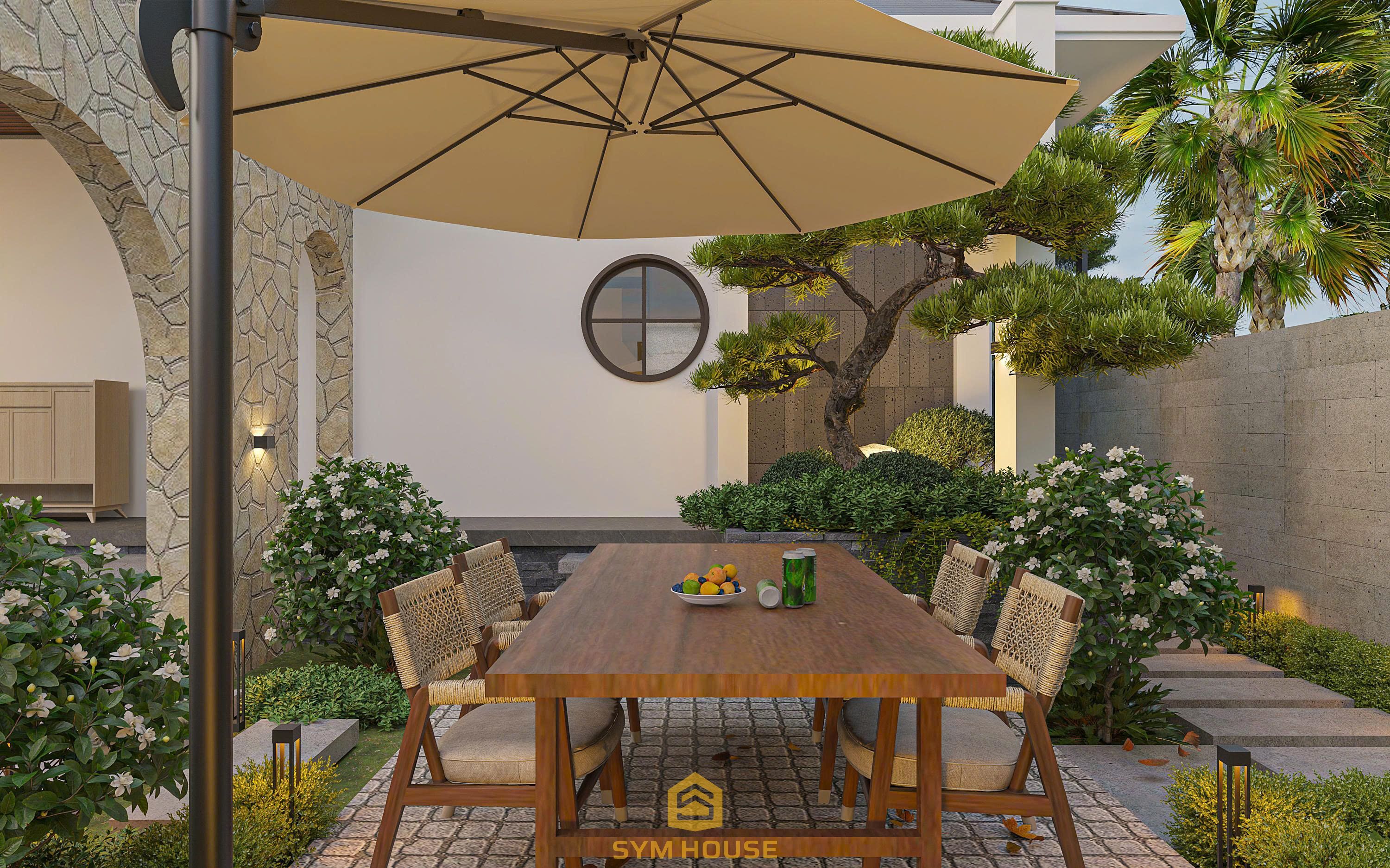 Không gian xanh cân bằng không gian sống