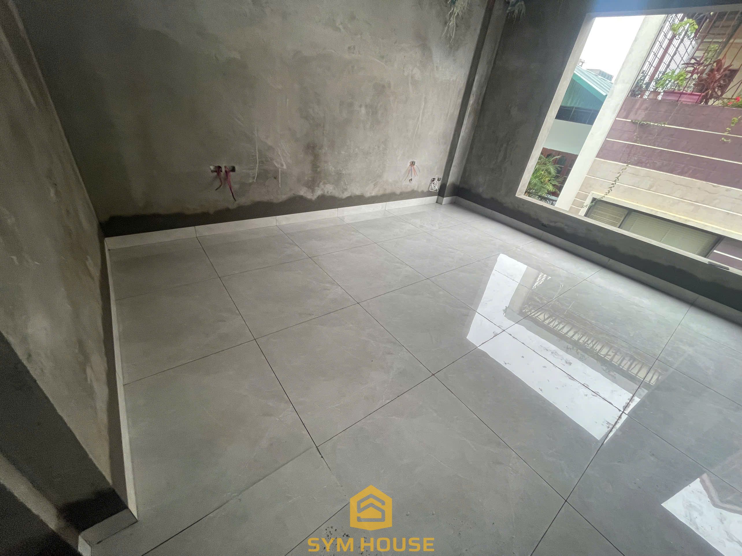 Thi công lát nền sạch sẽ, gọn gàng, chuyên nghiệp