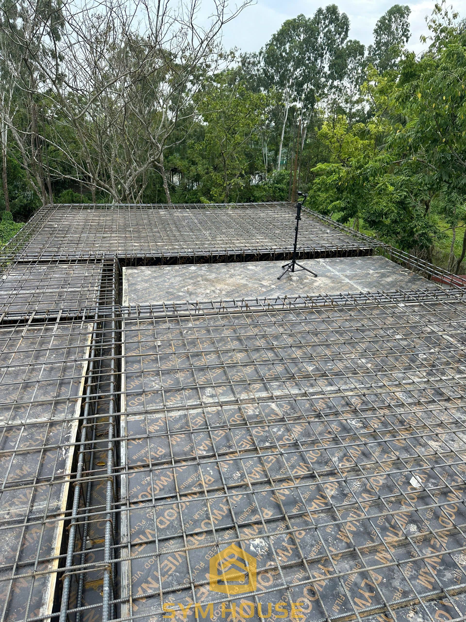 Gia công lắp dựng thép dầm sàn