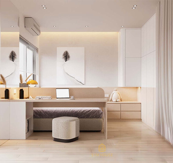 Nhà phố 2 tầng mang phong cách nội thất minimalism