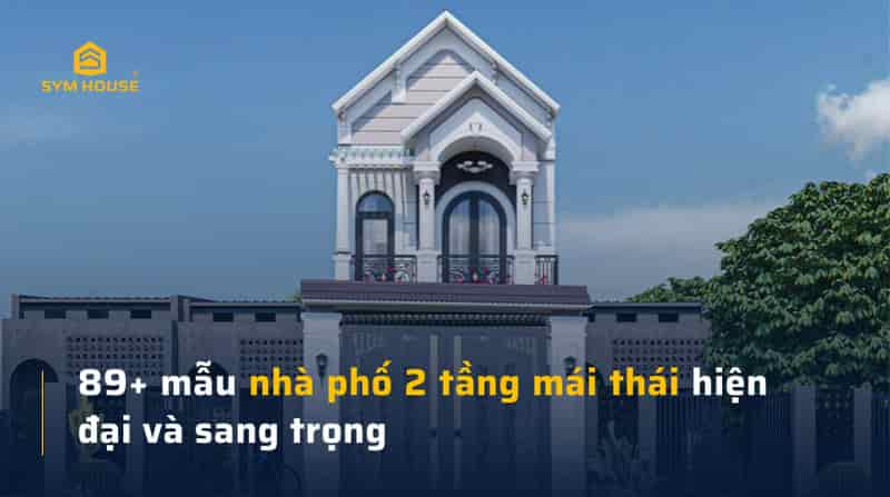 mau nha pho 2 tang mai thai