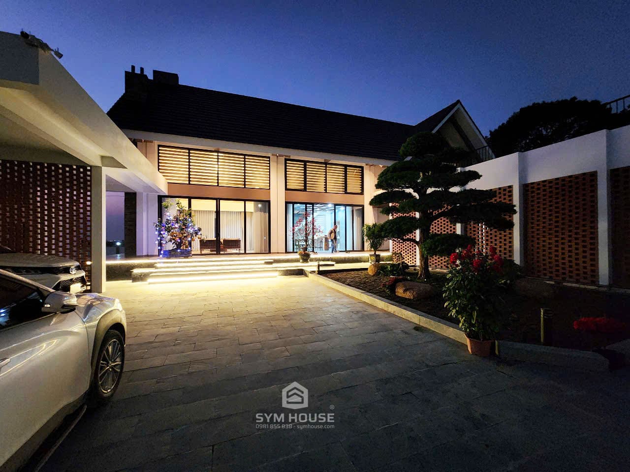 biet thu nha vuon 1000m2 7