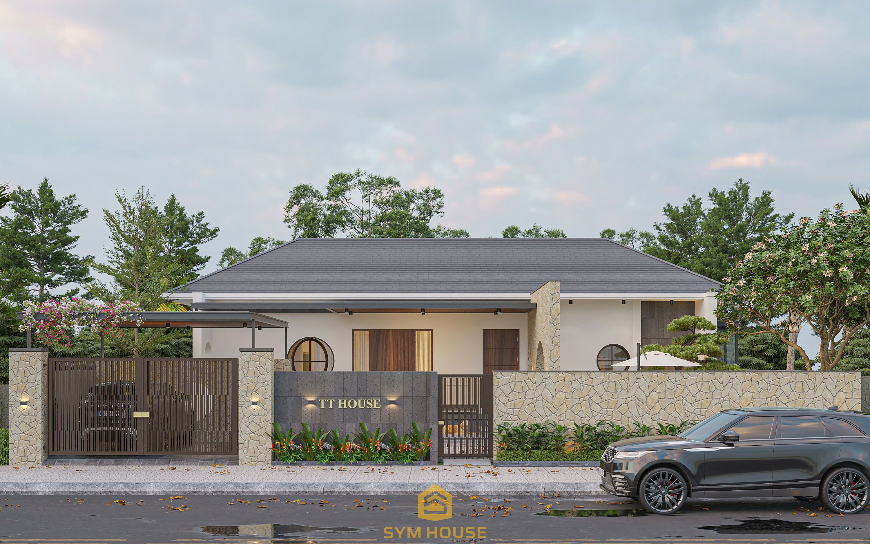 TT’s House – Mẫu Nhà Vườn Hiện Đại Ấm Áp Giữa Lòng Hà Tĩnh